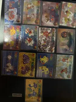 POKEMON - Japanese Sticker Card LOT Pocket Monsters PRISM Vending - Image 1
