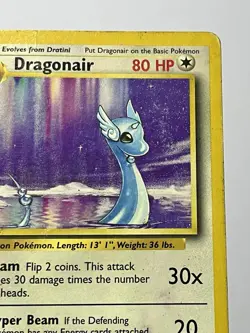 Dragonair 18/102 (DMG) Rare Base Set Unlimited 1996 WOtC Pokemon Card - Image 5