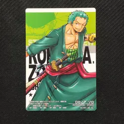 S0371 Roronoa Zoro F01-08 Japanese One piece AR Carddass Card - Image 1