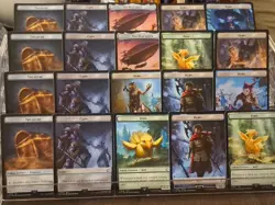 Magic the Gathering Final Fantasy Lot of 41 Token Cards - Image 1