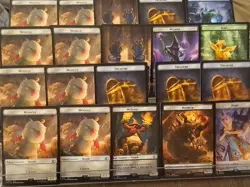 Magic the Gathering Final Fantasy Lot of 41 Token Cards - Image 2