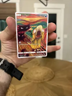 Psyduck Munch The Scream 286/SM-P Promo 2018 MP Pokemon Card 5 Rare Japanese - Image 3