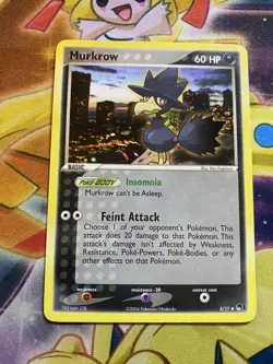 Murkrow 8/17 Pop Series 1 NM Pokemon Card - Image 1