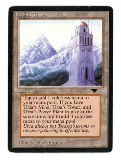 Urza's Tower (Mountains) Antiquities Regular Magic the Gathering MTG - Image 1