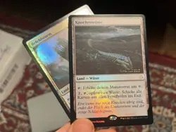 GERMAN Foil Scavenger Grounds Prerelease Promo + Command Tower Unplayed Mtg 1946 - Image 1