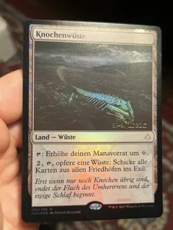 GERMAN Foil Scavenger Grounds Prerelease Promo + Command Tower Unplayed Mtg 1946 - Image 2