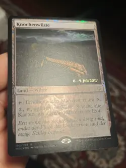 GERMAN Foil Scavenger Grounds Prerelease Promo + Command Tower Unplayed Mtg 1946 - Image 3