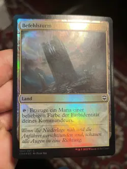 GERMAN Foil Scavenger Grounds Prerelease Promo + Command Tower Unplayed Mtg 1946 - Image 5