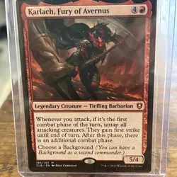 Karlach, Fury of Avernus Commander Legends: Battle for Baldur's Gate Regular NM - Image 1