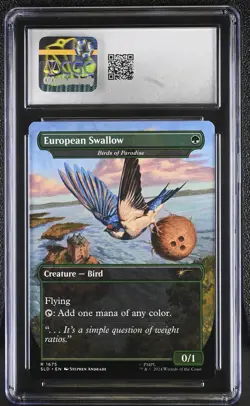 BIRDS OF PARADISE Secret Lair African Swallow NonFoil Rare CGC 10 MTG - Image 2