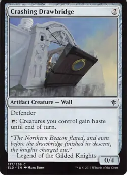 Crashing Drawbridge Throne of Eldraine #217 Common Magic_the_gathering - Image 1