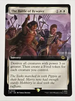 MTG Lord of the Rings The Battle of Bywater Extended Art 0346 NM Rare - Image 1