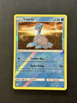 Lapras 31/181 - Sun & Moon Team Up Reverse Holo Rare Pokemon Card - Image 1