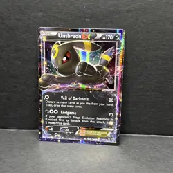 Pokemon Umbreon EX TCG Holo Card 55/124 NM Ultra Rare, Fates Collide - Image 1