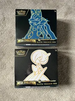 Pokemon Center Mega Evolutions Gardevoir & Lucario ETB Elite Trainer Box’s - Image 1