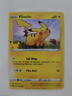 Pokemon TCG Pikachu SWSH039 Holo Card General Mills Promo 25th Anniversary - Image 1