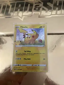 Pokemon TCG General Mills 25th Anniversary Pikachu #SWSH039 Black Star Promo - Image 1
