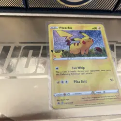 Pokemon TCG General Mills 25th Anniversary Pikachu #SWSH039 Black Star Promo - Image 3