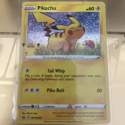 Pokemon TCG General Mills 25th Anniversary Pikachu #SWSH039 Black Star Promo - Image 4