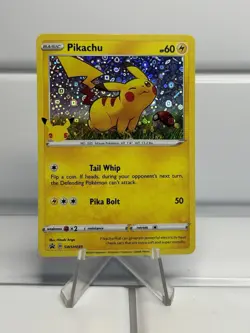 Pokemon Pikachu TCG SWSH039 General Mills Black Star Promo 2020 Holo Card Mint - Image 1