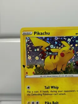 Pokemon Pikachu TCG SWSH039 General Mills Black Star Promo 2020 Holo Card Mint - Image 3