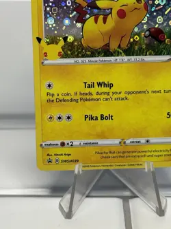 Pokemon Pikachu TCG SWSH039 General Mills Black Star Promo 2020 Holo Card Mint - Image 4