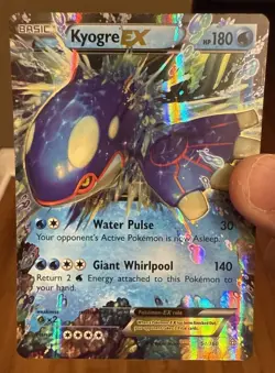 Kyogre EX 54/160 XY Primal Clash Ultra Rare HOLO Pokemon TCG NM - Image 1