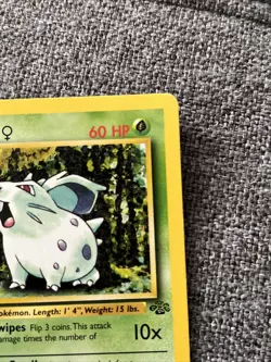 | Nidoran Female | 57/64 | 1st Edition 🥇 | Jungle 🌳| Common ⚫ | Pokemon TCG | - Image 2