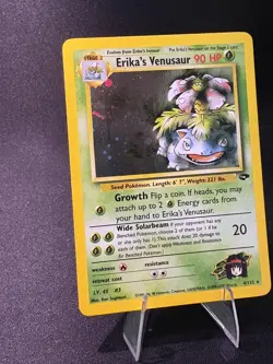 Pokemon TCG Erika's Venusaur Gym Challenge 4 Holo Unlimited Rare NM - Image 3