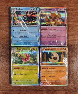 Pokemon Mega Evolutions Black Star Promos SEALED (English) - ALAKAZAM INTELEON - Image 1