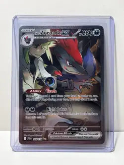 Pokemon TCG Journey Together N's Zoroark Ex Special Illustration Rare 185/159 - Image 1