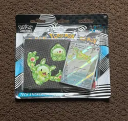Pokemon TCG Scarlet & Violet Black Bolt Tech Sticker Collection 3 Pack - NEW - Image 1