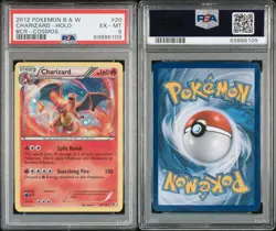 Pokemon Charizard 20/149 PSA 6 EX-MT BW Boundaries Crossed Cosmos Holo 2012 - Image 3