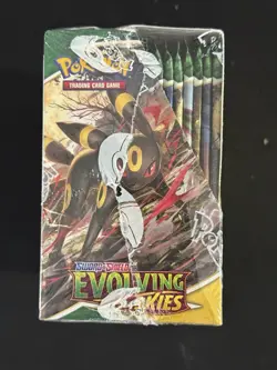 Pokemon Evolving Skies Booster Box Sword & Shield FACTORY SEALED in acrylic case - Image 3