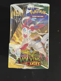 Pokemon Evolving Skies Booster Box Sword & Shield FACTORY SEALED in acrylic case - Image 5