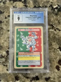 CGC 9 Machamp 068 Pokemon Topsun Original Series 1997 - Image 1