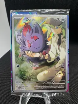 Pokemon TCG N's Zorua SVP189 Journey Together ETB Promo Sealed with Dividers - Image 1