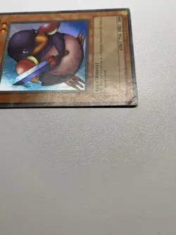 Yugioh Penguin Soldier 1st Edition Super Rare SDJ-022 HP DAMAGED - Image 4