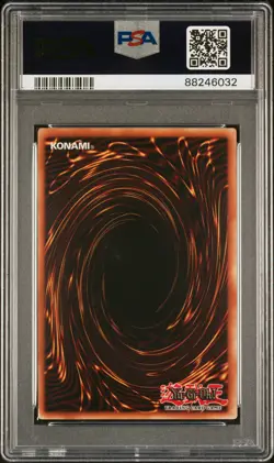 2007 YUGIOH GLAS-EN038 EVIL HERO INFERNO WING ULTIMATE RARE PSA 8 NM #88246032 - Image 2