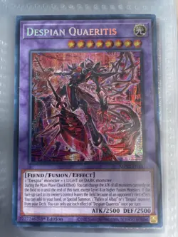 Despian Quaeritis Prismatic Secret Rare 1st Edition MP22-EN141 Yu-Gi-Oh - Image 4