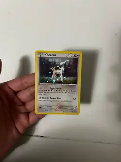 Pokemon Arceus XY Promo Card Lightly Played Condition - Image 1