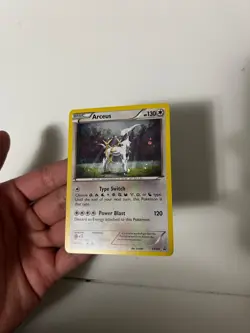 Pokemon Arceus XY Promo Card Lightly Played Condition - Image 2