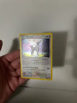Pokemon Arceus XY Promo Card Lightly Played Condition - Image 3