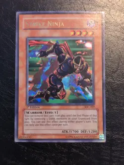 Yu-Gi-Oh! ULTRA RARE HOLO CARD STRIKE NINJA IOC-007 1ST LP - Image 1