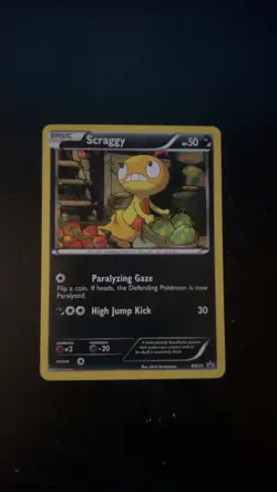Scraggy - BW25 - Pokemon Black & White Promo Ultra Rare Holo Card - Image 1