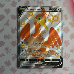 Cramorant V SWSH086 Black Star Promo Ultra Rare Holo Pokemon TCG Card NM - Image 1