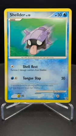 Pokemon Secret Wonders Common Card - Shellder 105/132 LP 2007 - Image 1