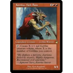 KRENKO, MOB BOSS (RETRO FRAME) X4 Ravnica Remastered Magic MTG MINT CARD - Image 1