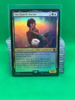 The Fourth Doctor Foil MTG Magic the Gathering Card - WHO - Image 1