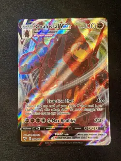 Coalossal VMAX 099/185 Vivid Voltage Holo Ultra Rare Pokemon Card TCG English NM - Image 1